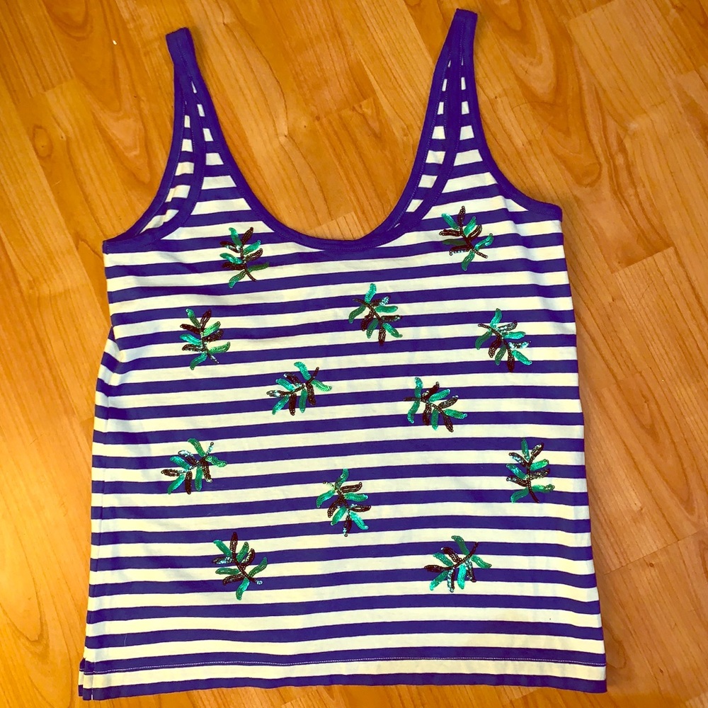 J. Crew Striped Tank Top